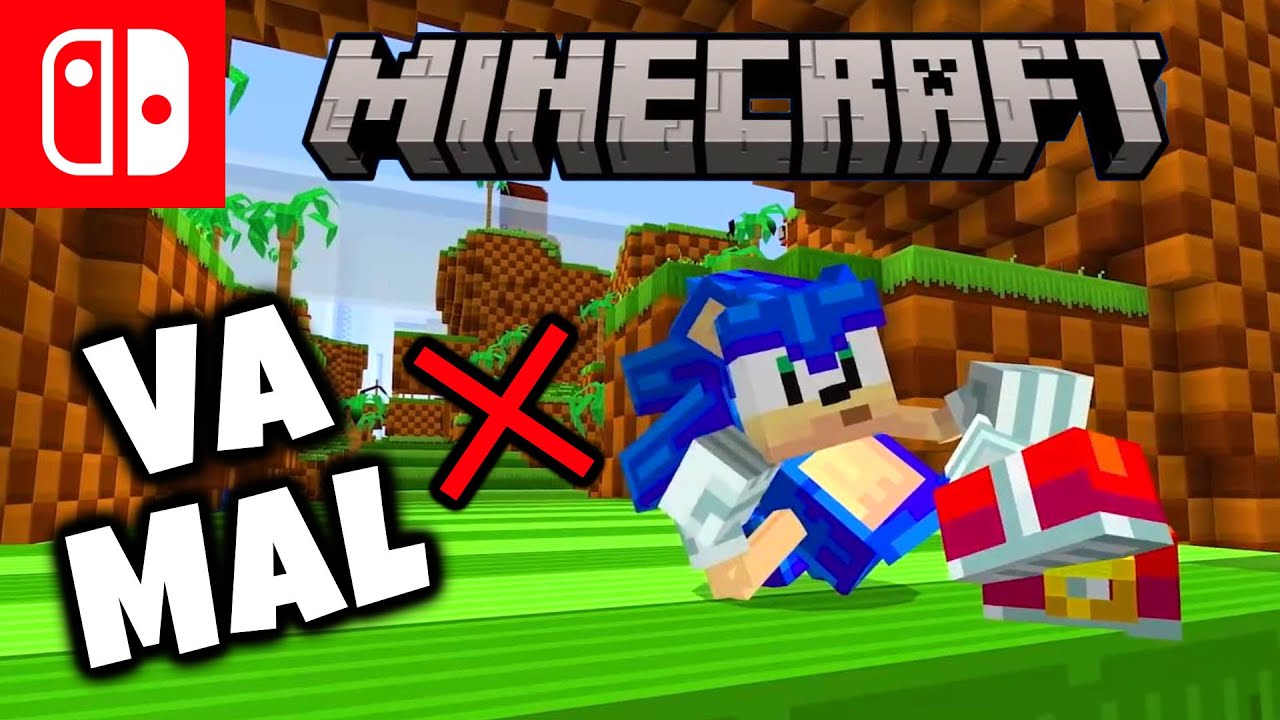 Así de fatal funciona el DLC de SONIC en MINECRAFT para NINTENDO SWITCH ...