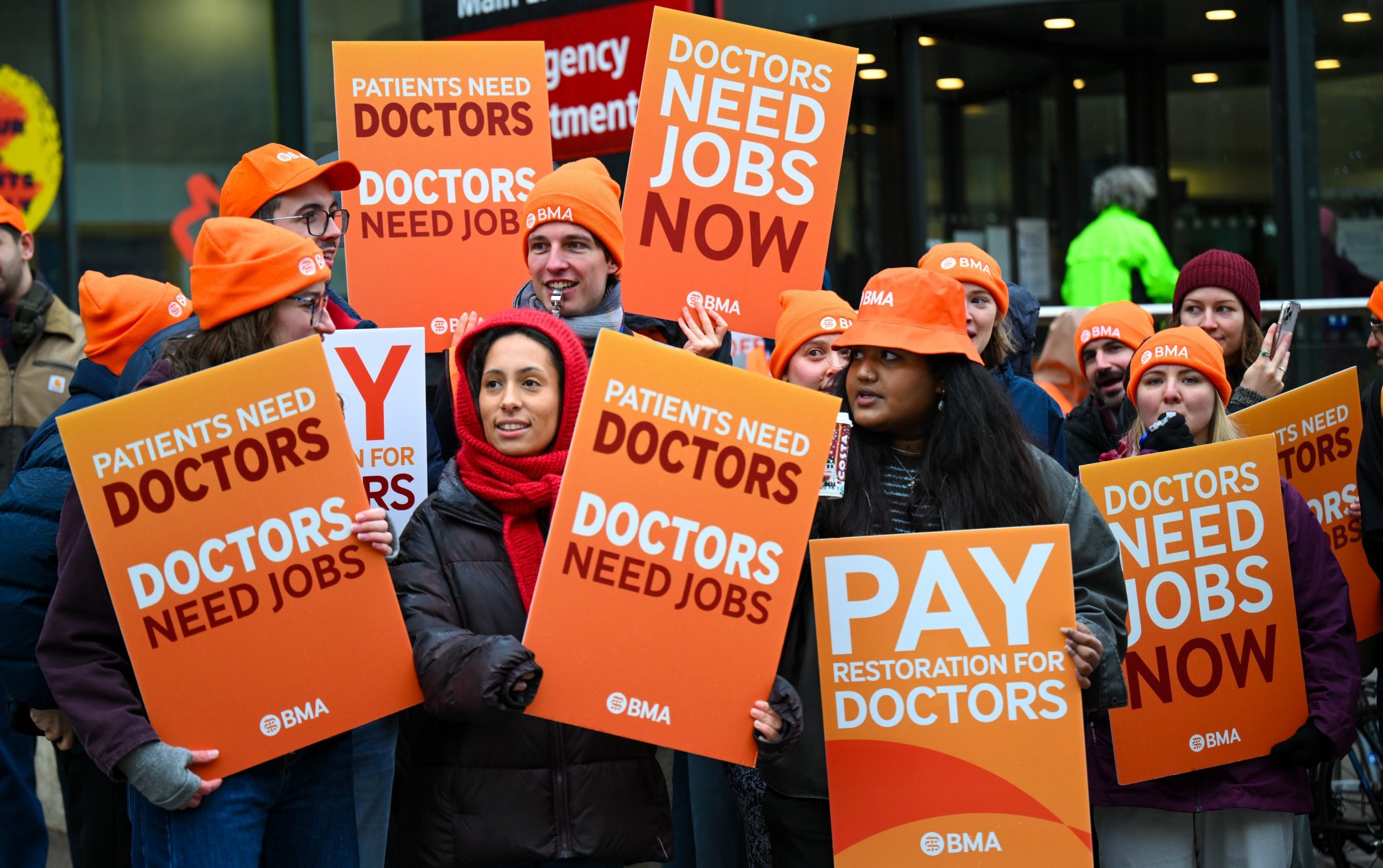 The British Medical Association has announced a 15th round of strikes for junior doctors in three years - Finnbarr Webster/Getty Images