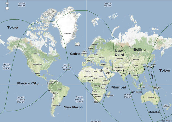 43 interesting maps that show the world differently