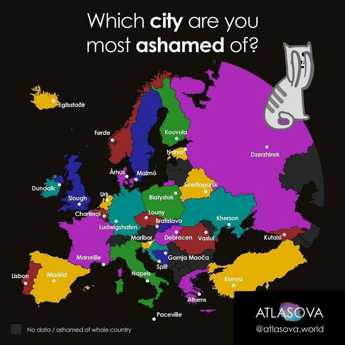 43 interesting maps that show the world differently