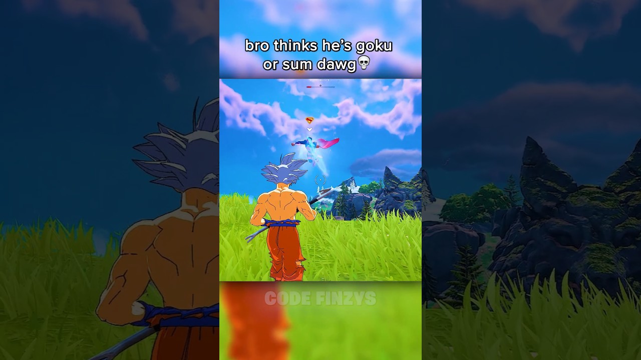 Superman vs Goku + pretending to be fake Superman NPC