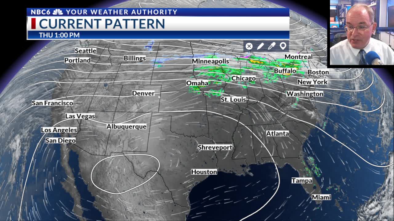 Friday front brings brief cool down, storms next week!