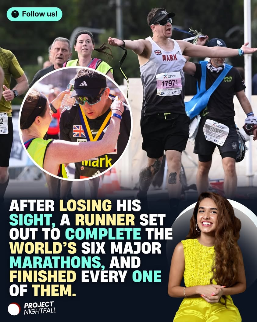 World went dark, but his spirit shone: Blind runner conquers 6 World ...