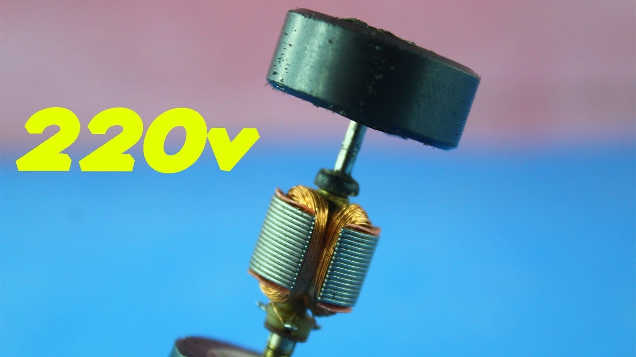 How to make a magnet motor generator 220v using DC motor