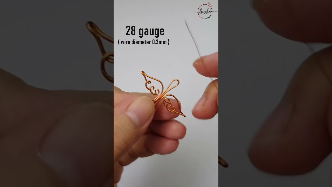 Easy making wire jewelry | Angel wings earcuff #shortsvideo #handmade #diy
