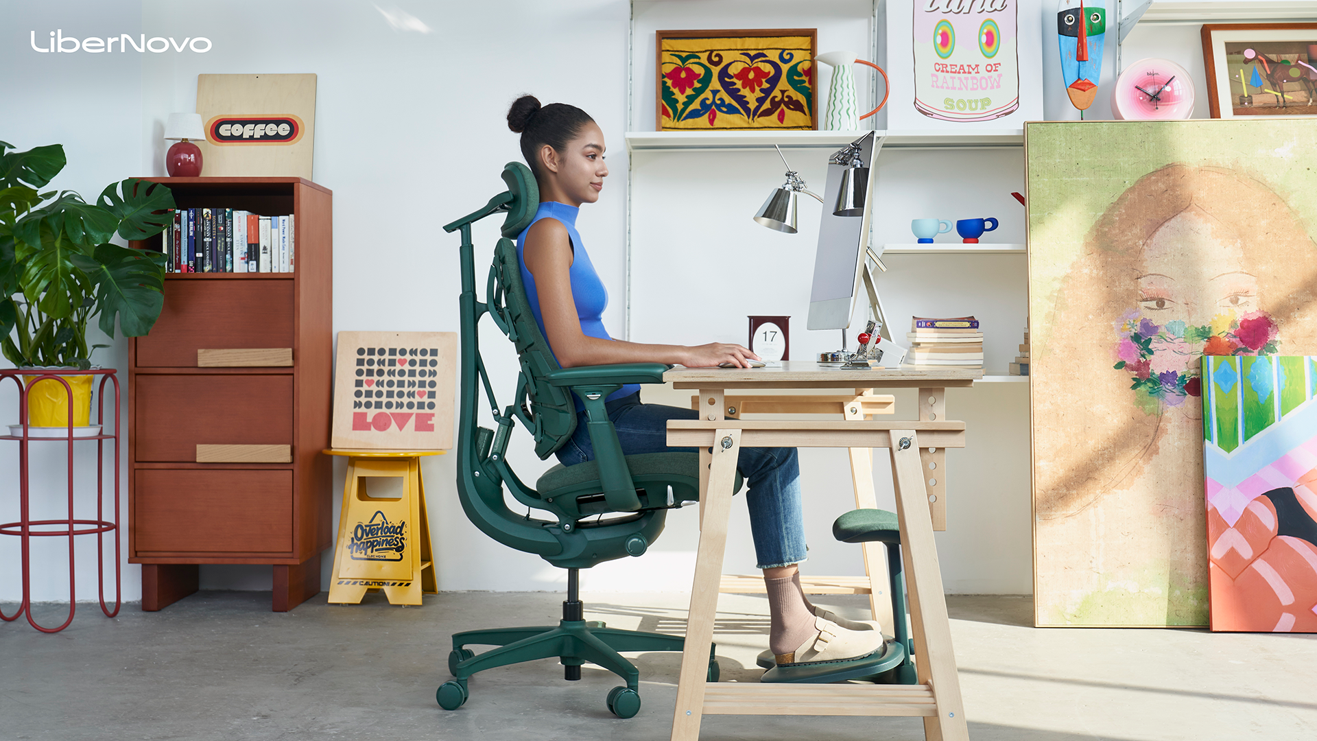Give your office a seasonal upgrade with the LiberNovo Omni ergonomic chair
