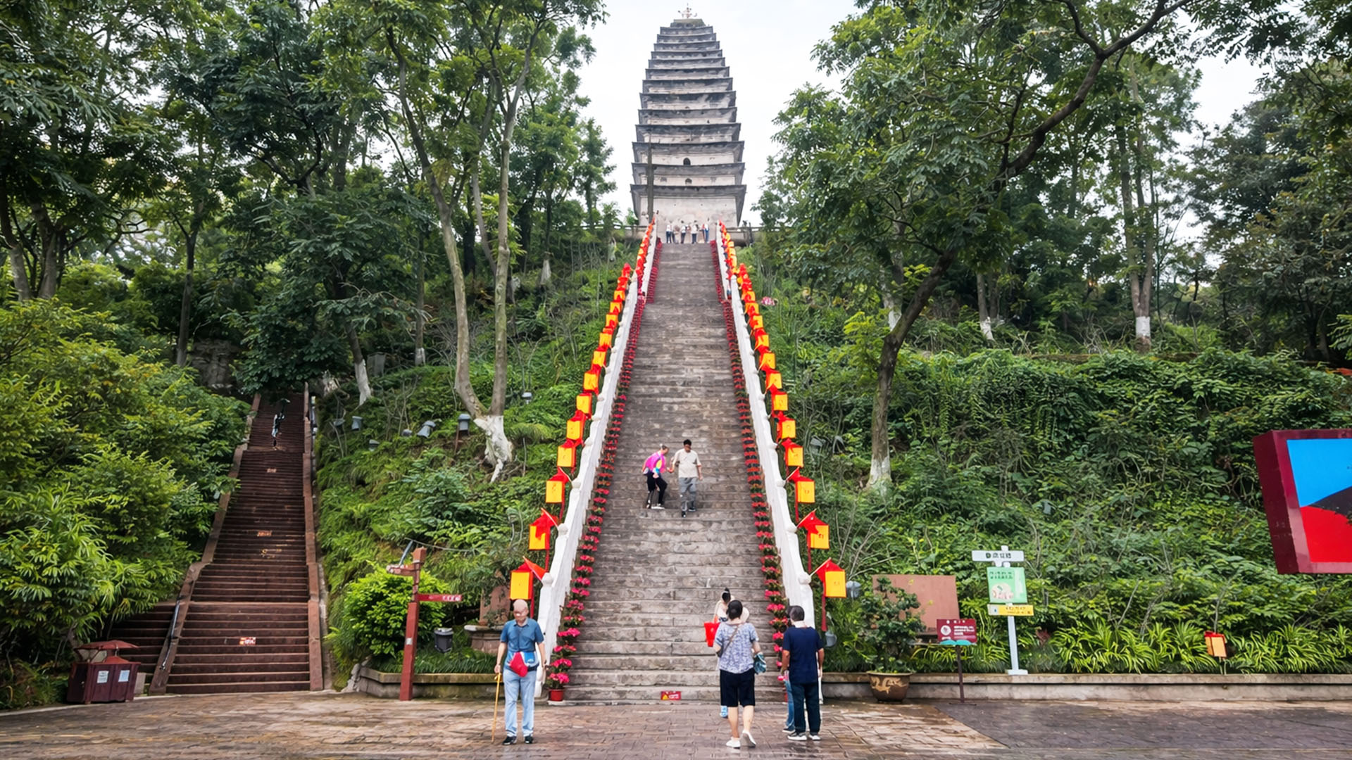 This stairway in China feels easy at first but gets harder