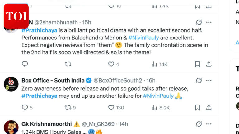 'Prathichaya' Twitter review: Nivin Pauly starrer gets mixed talk ...