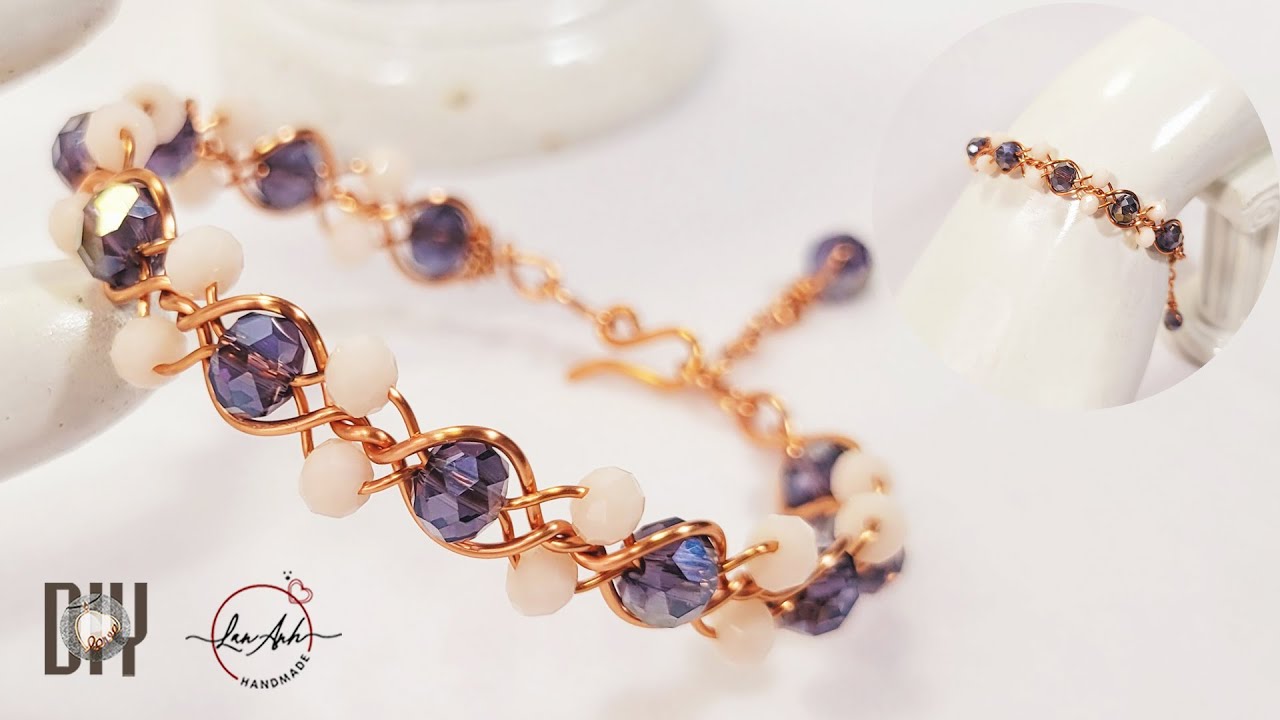 Make sweet, lovely twisted bracelets | Jewelry from copper wire and ...
