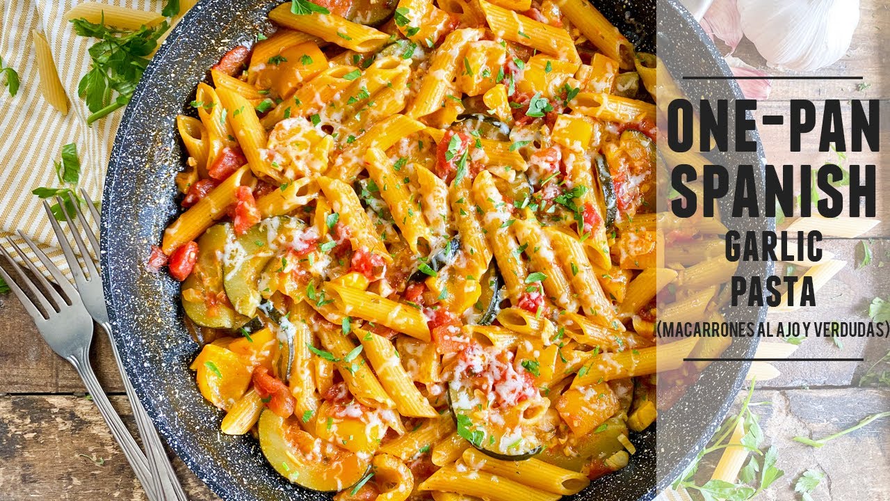 Spanish garlic pasta ready in 30 minutes
