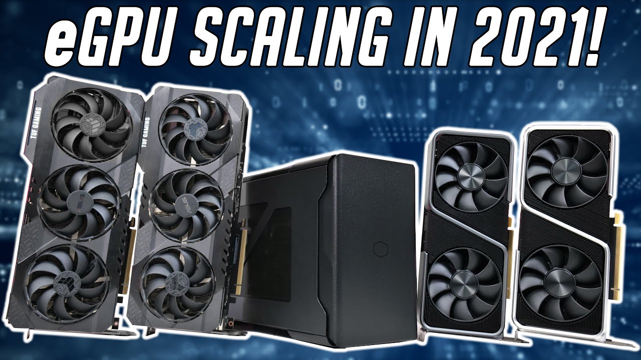 EGPU scaling benchmark - RTX 3090 v 3080 v 3070 v 3060 Ti