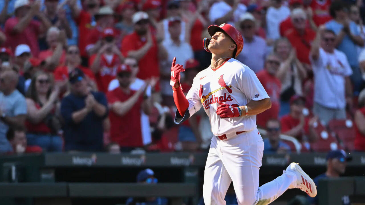 Alec Burleson's two-run homer powers Cardinals to comeback victory ...