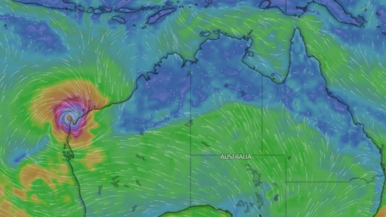 Danger: Cyclone Narelle bears down off Aussie coast