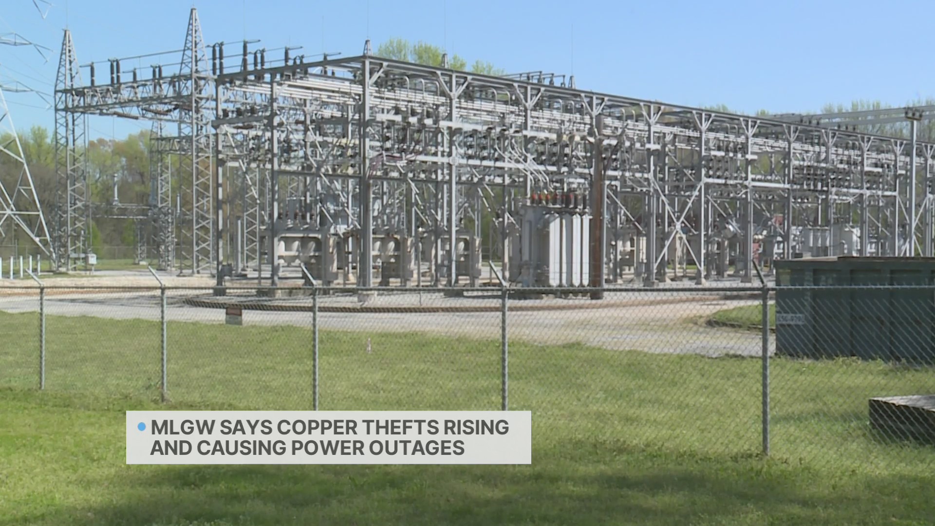 MLGW says copper thefts rising and causing power outages