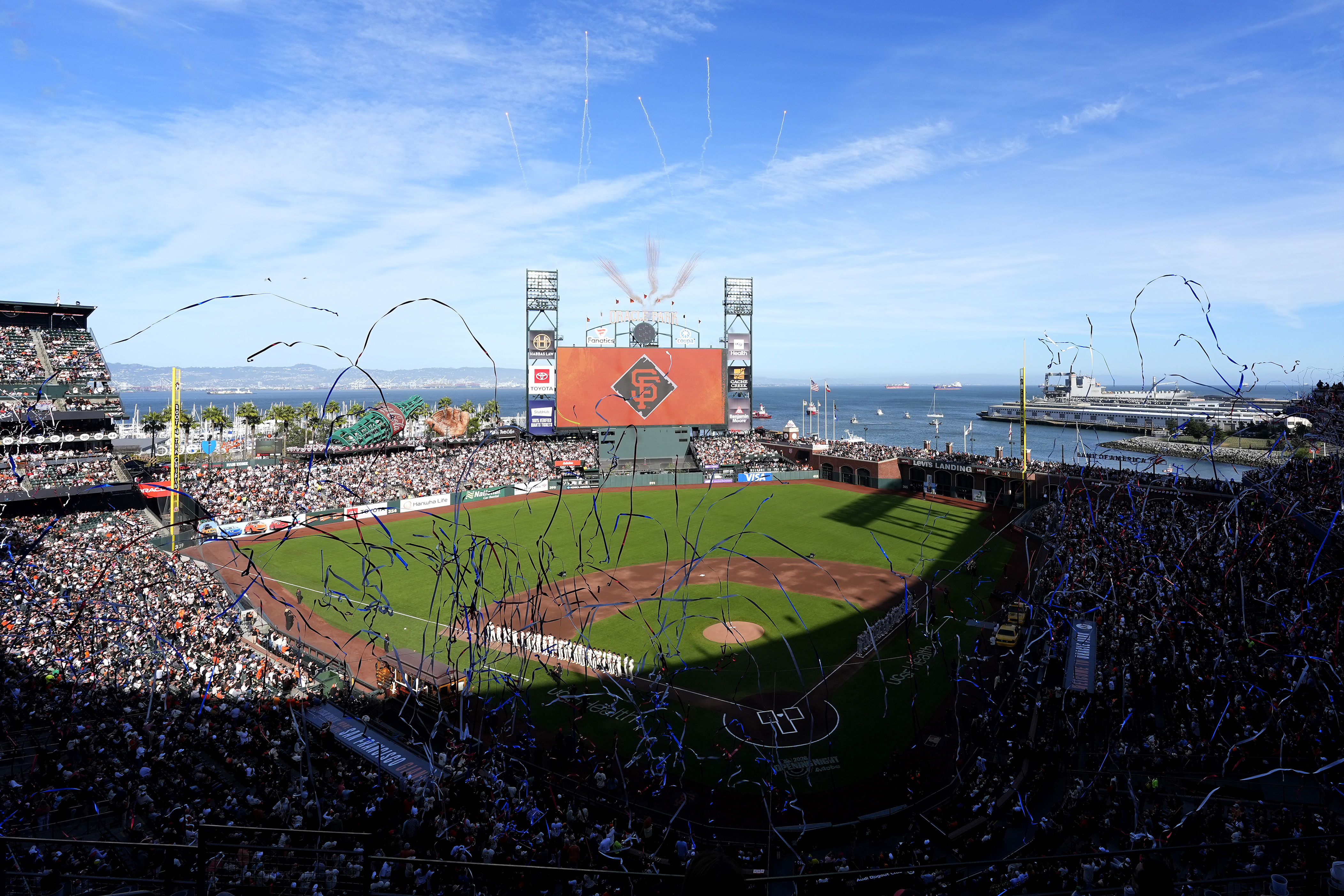 MLB's opening day kicks off with Giants-Yankees game at Oracle Park