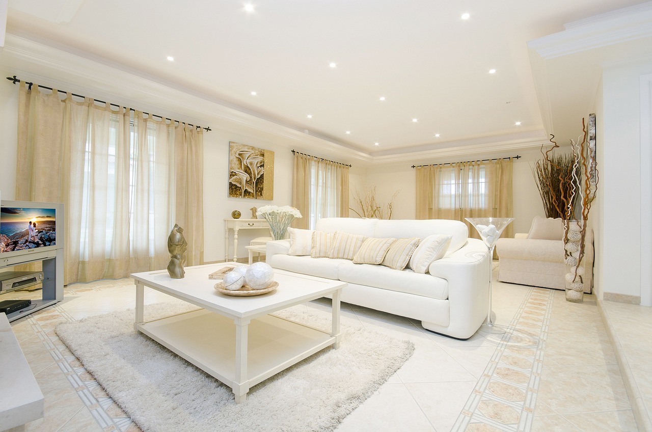 How do you decorate around a white sofa?