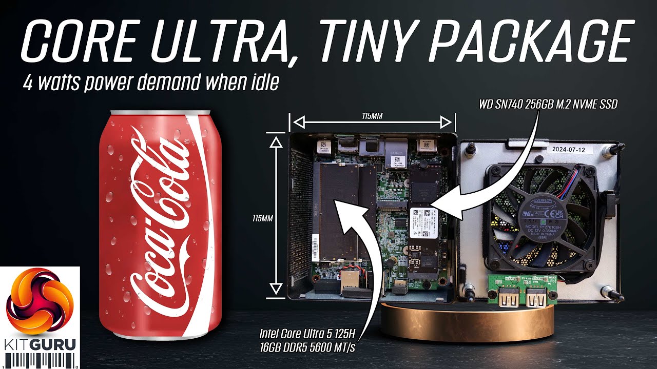 ECS Liva Z7 Plus - Intel Core Ultra 5 (really) mini PC