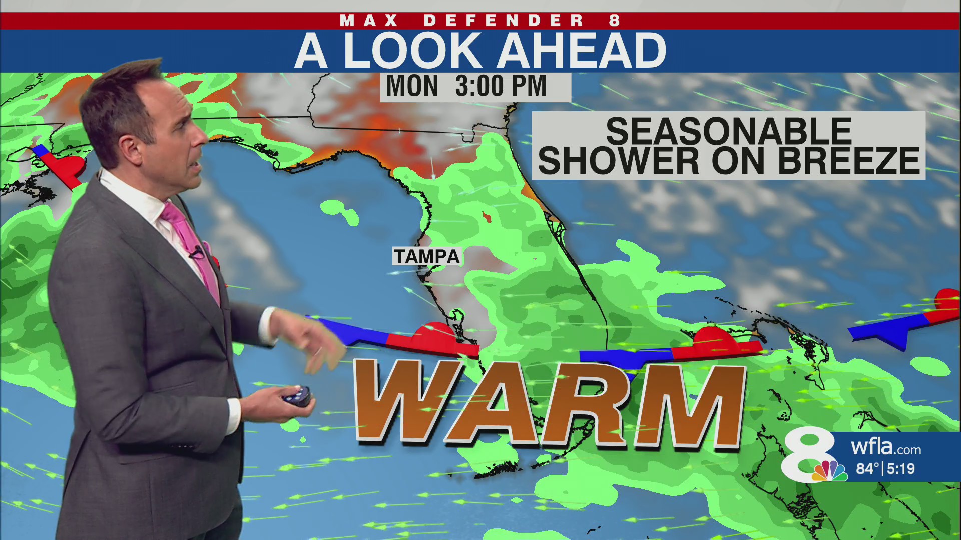 Isolated showers fade this evening, here's Jeff's forecast for Thursday ...