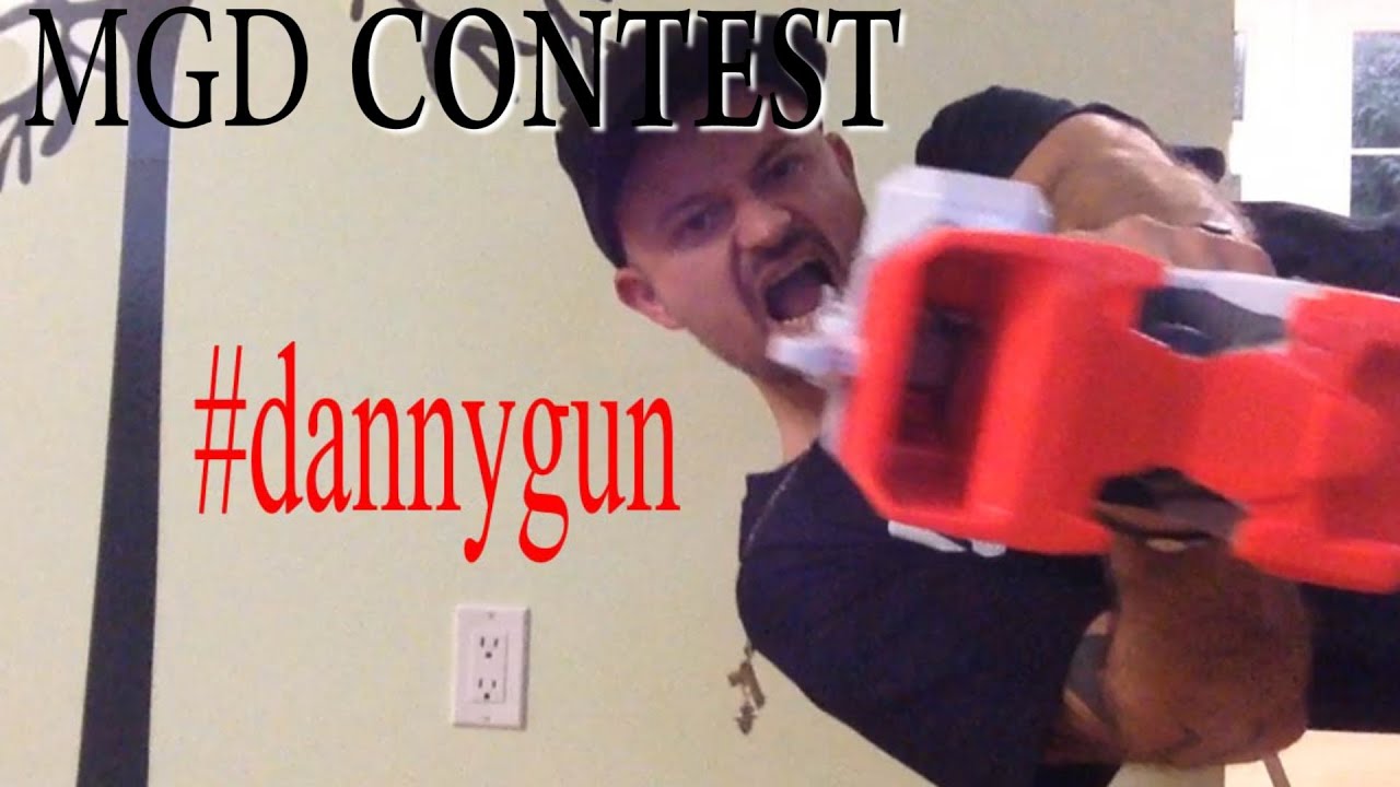 Win a Machine Gun Danny shirt! Nerf gun action shot contest rules & how ...