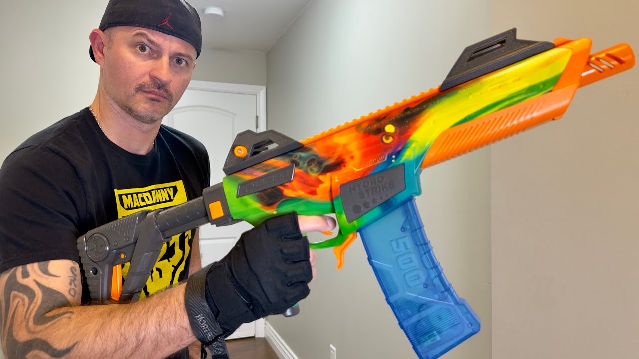 Unboxing the Hydro Strike Pulsar Pro! Fun gel blaster test & hilarious ...