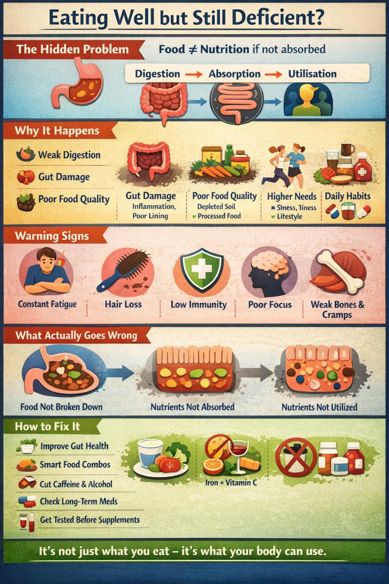 Eating well but still deficient? Doctors explain why your body may not ...