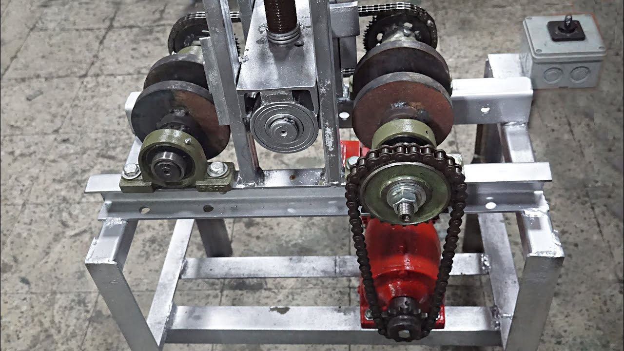How to build a motorized DIY profile bender | Step-by-step metal ...