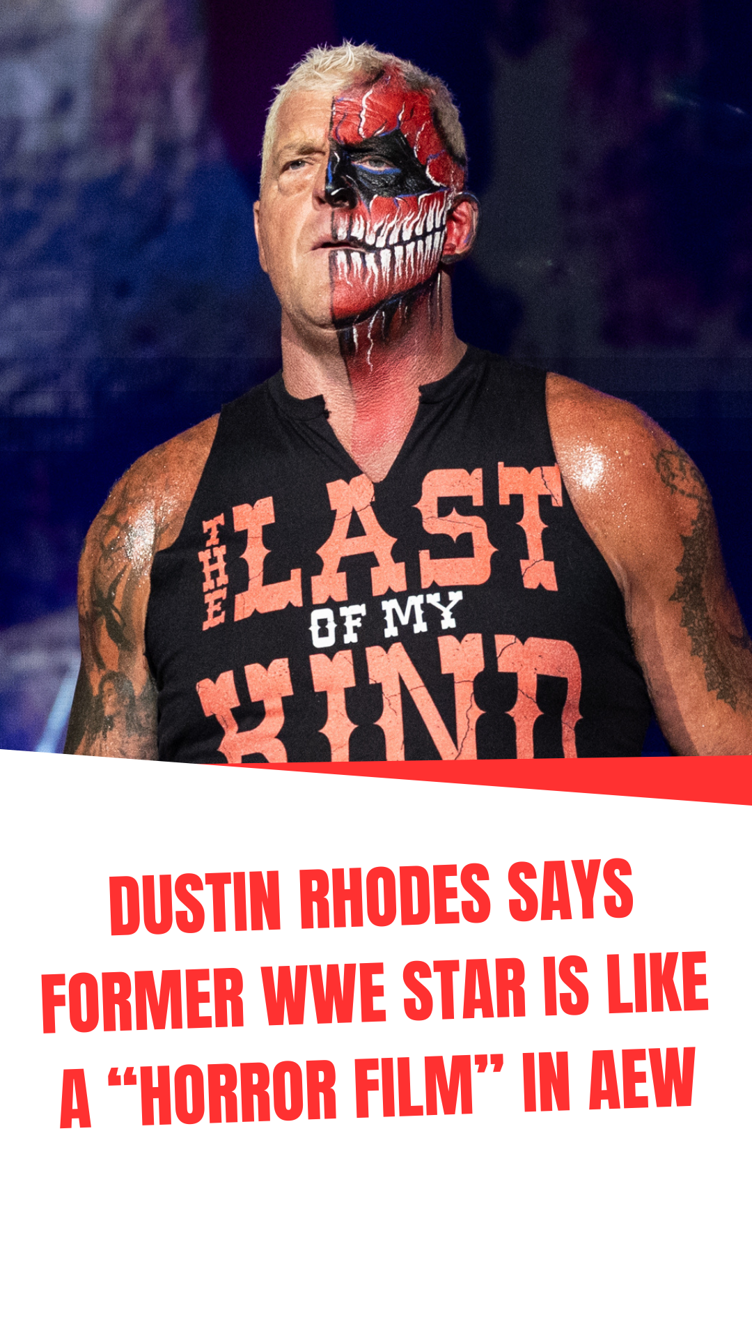 Dustin Rhodes terrified by Lio Rush's new AEW gimmick #DustinRhodes # ...