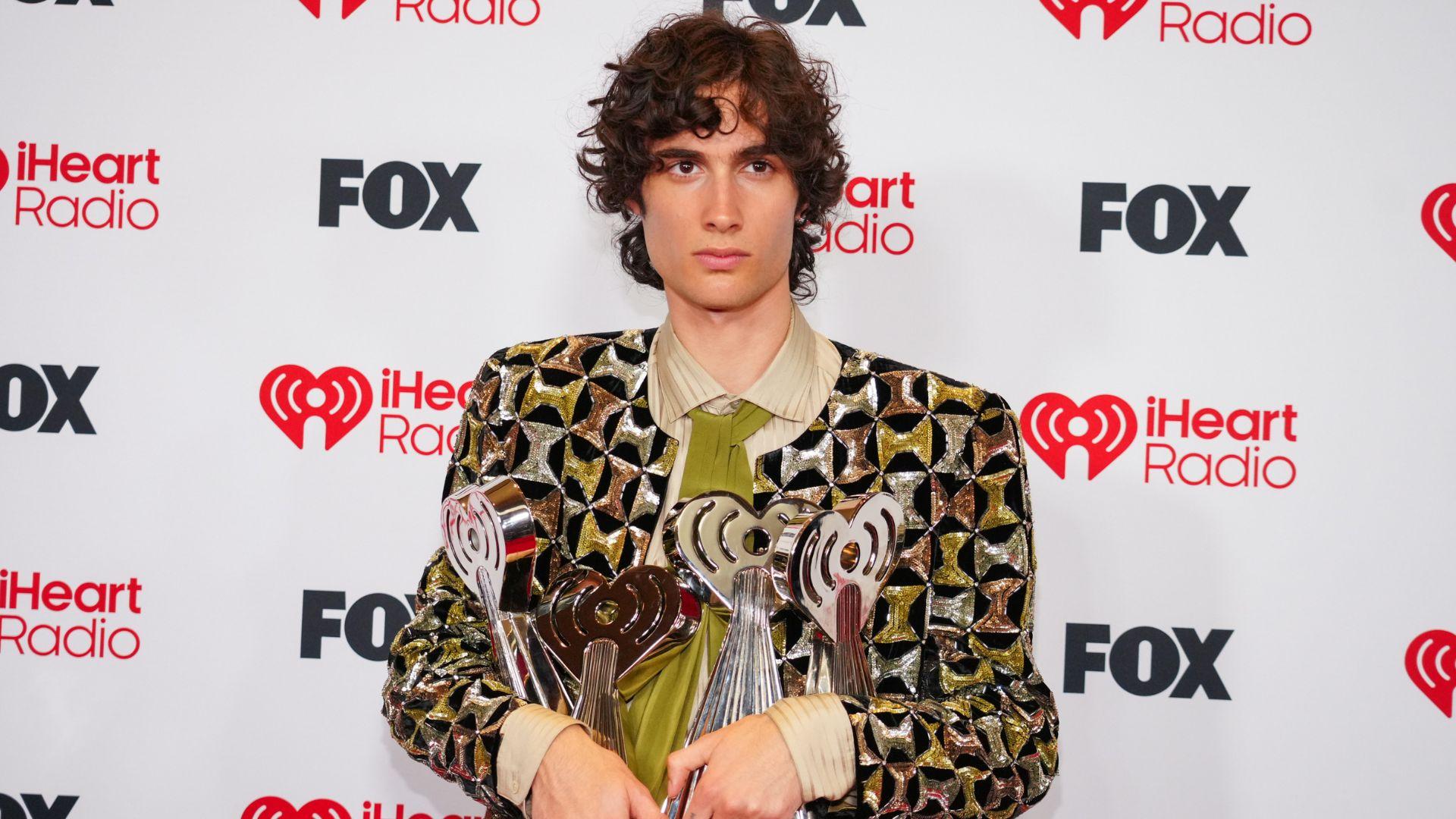 Sombr reflects on his journey to winning at iHeartRadio Awards