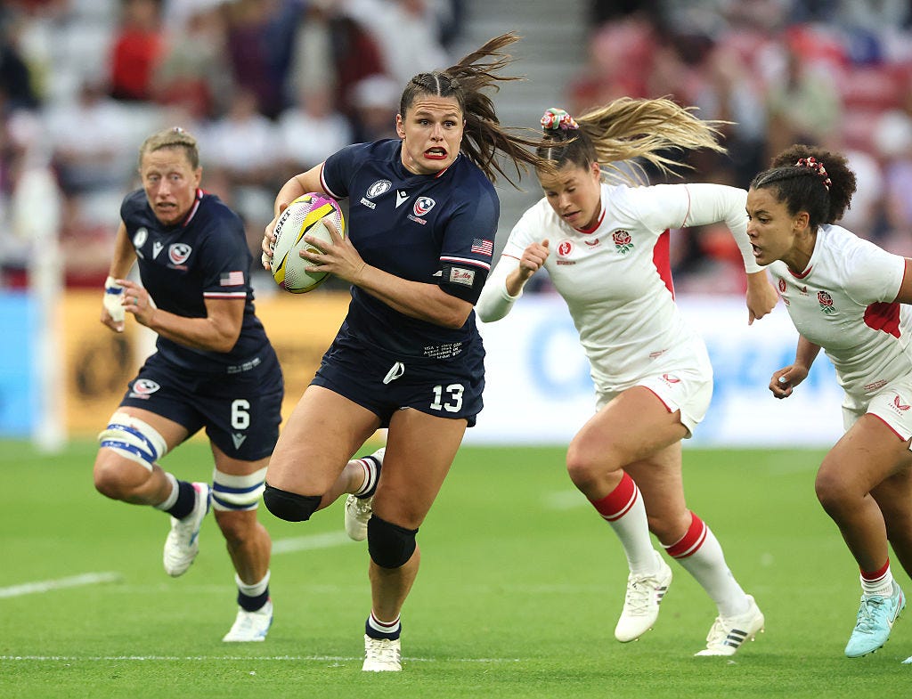 Olympic rugby star Ilona Maher said she never tracks her protein intake ...