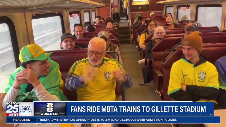 Roughly 2,600 fans pack commuter rail trains for France, Brazil ...