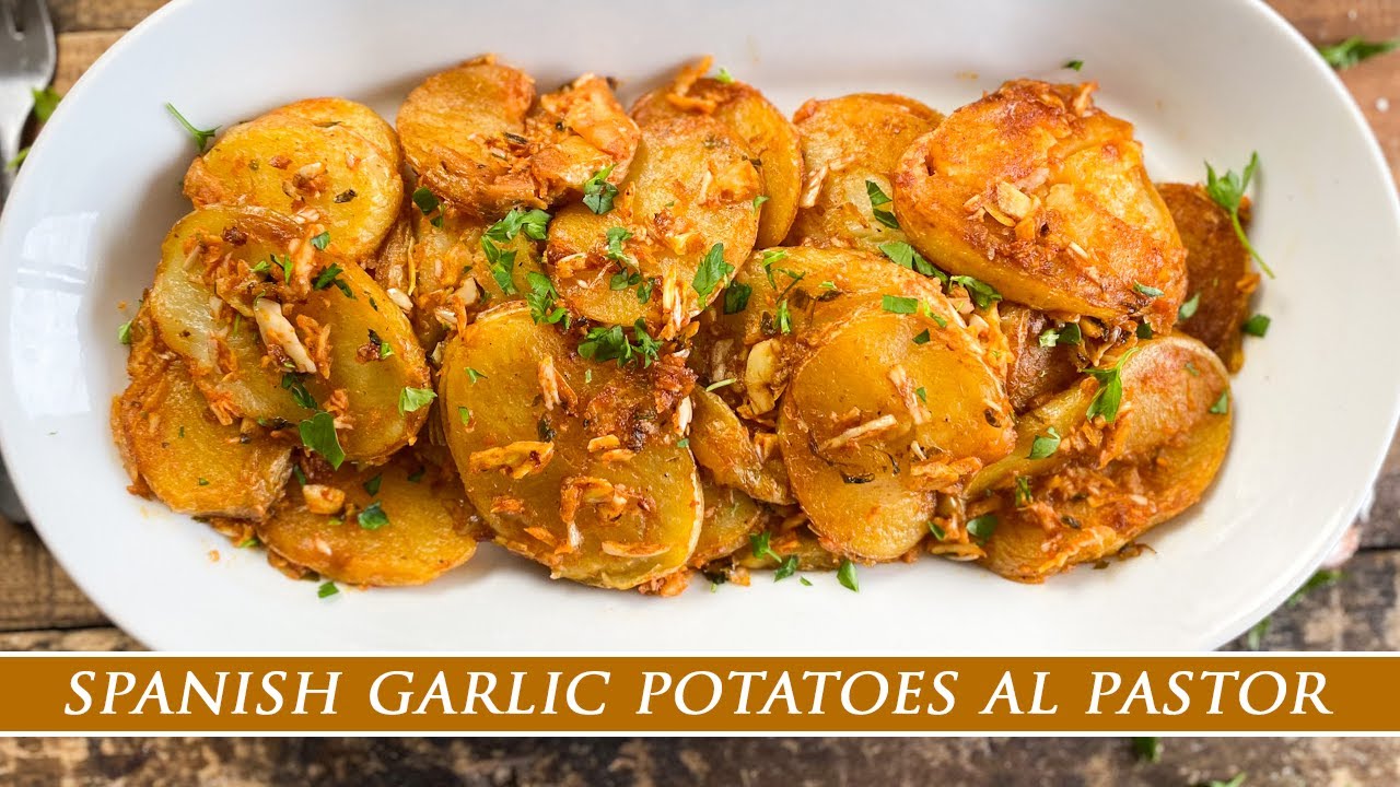 Spanish garlic potatoes with bold roasted flavor