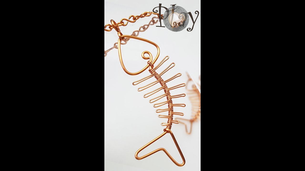 Play with wire | Fishbone | Pendant | don't use stone @LanAnhHandmade ...