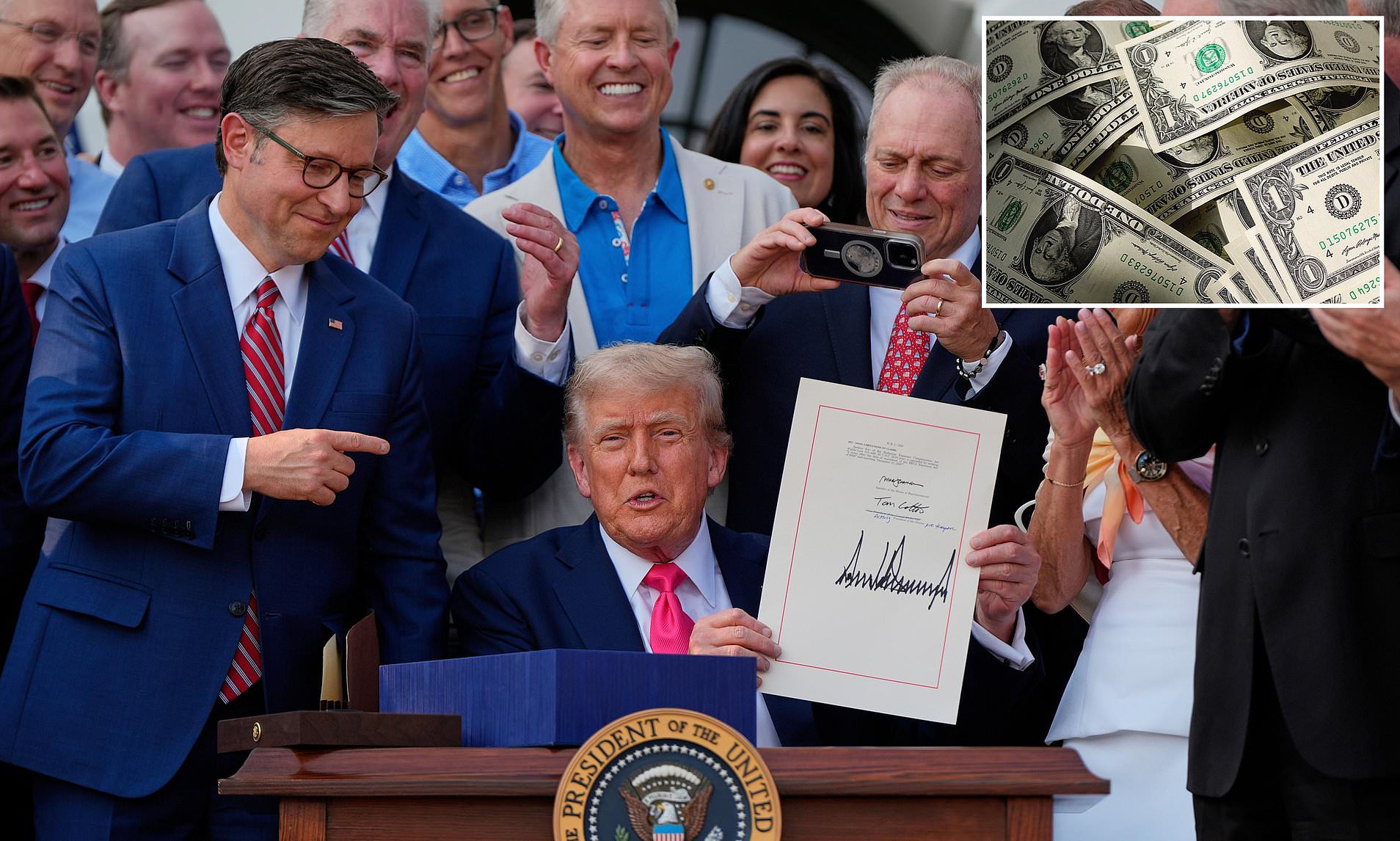 Trump to become first US president to have signature on every US dollar ...