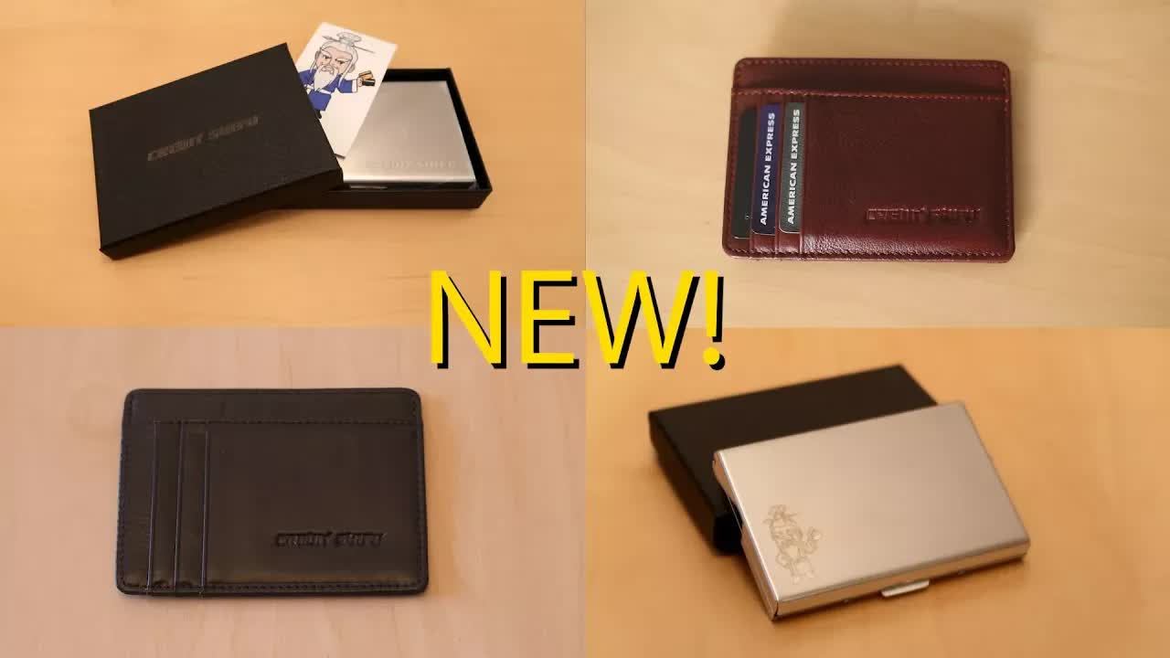 New! RFID blocking credit card case and wallets on sale now!
