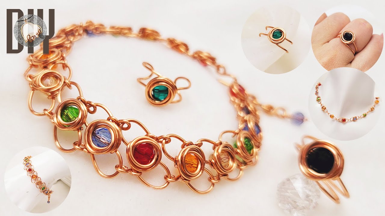 Twisted round bracelet | earcuff | ring | online tutorial | jewelry ...
