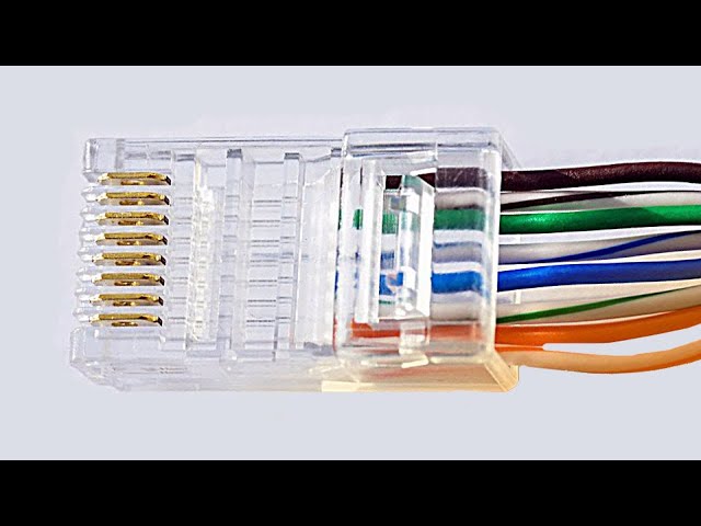 How to connect Ethernet connectors the easy way! (RJ45 Cat5e/Cat6 loop ...
