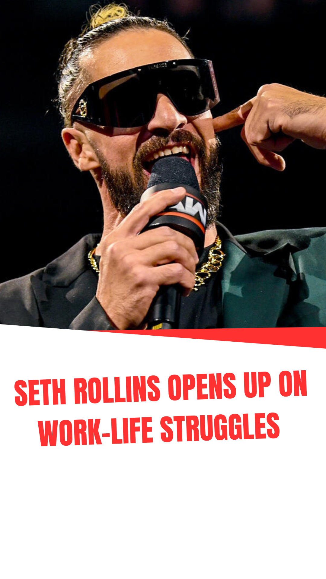 Seth Rollins opens up on work-life struggles #SethRollins #WWE #Wrestling