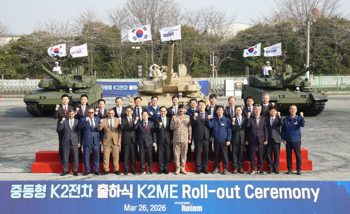 현대로템, 사막을 달리는 '중동형 K2 전차' 첫 공개로 수출 정조준