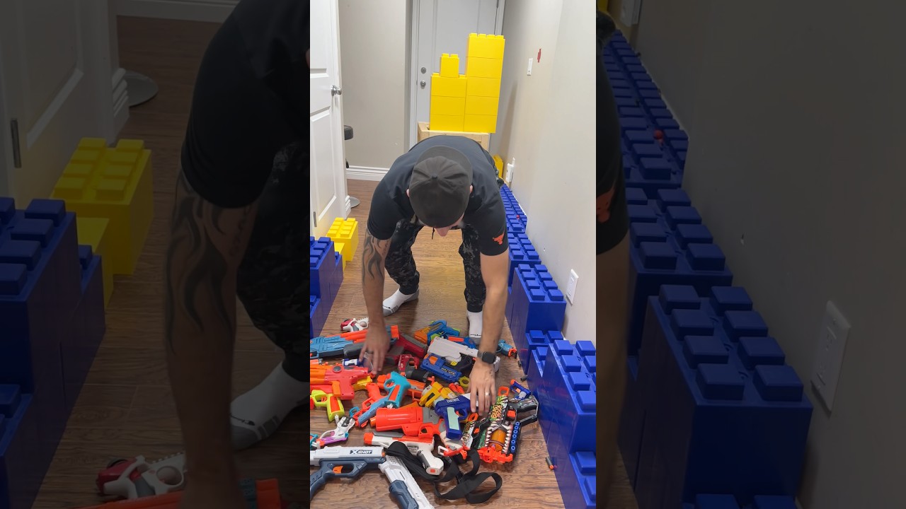 Random NERF gun challenge!