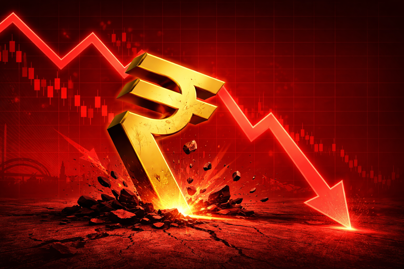 Rupee hits record low past 94/USD on energy woes; set for worst fiscal ...