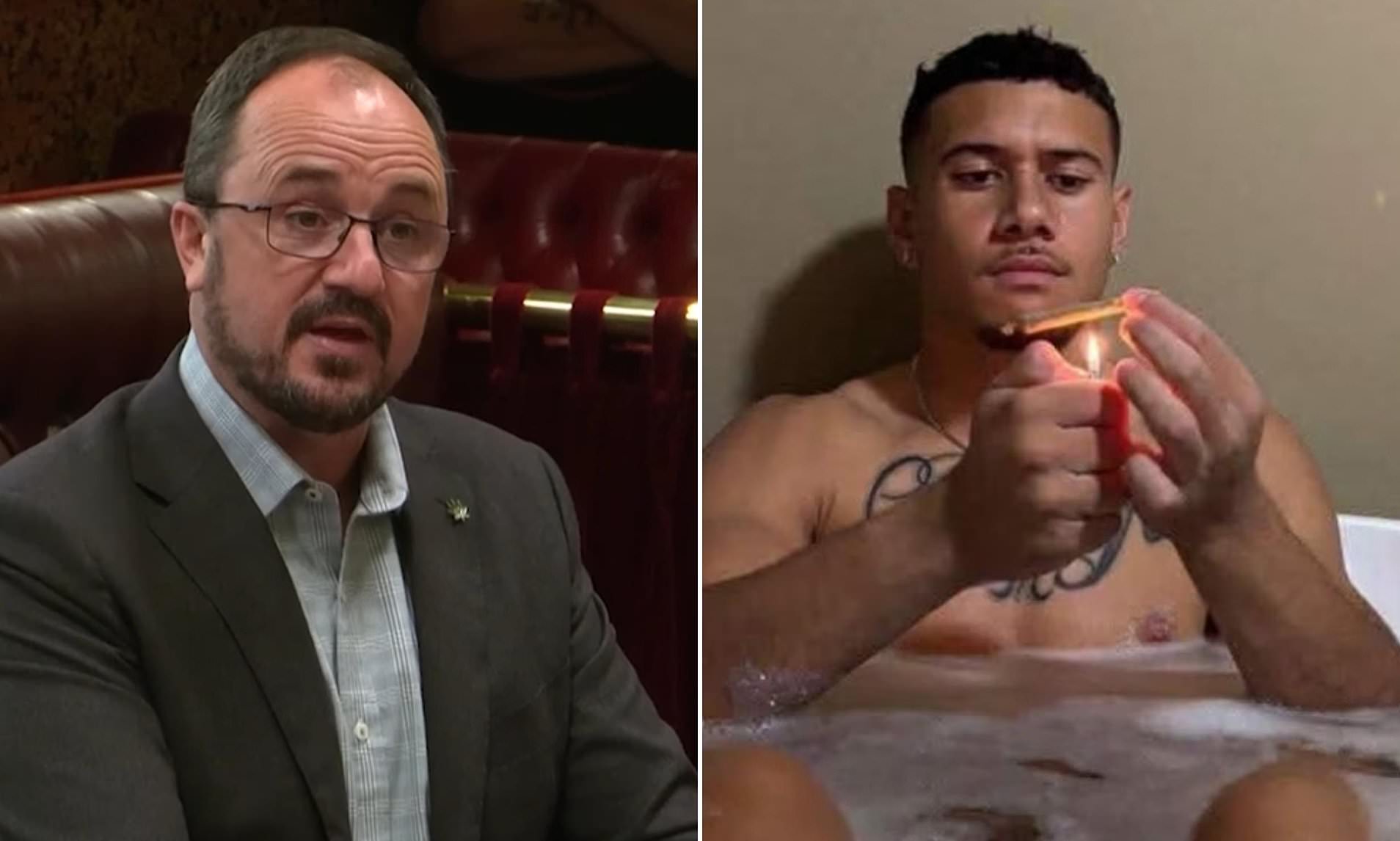 Politician slams 'outrageous' NRL punishment over footy star 'spliff'
