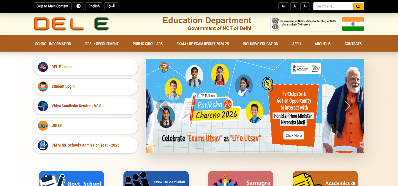 Delhi school results 2025-26 for classes 3, 4, 5 released at edudel.nic ...
