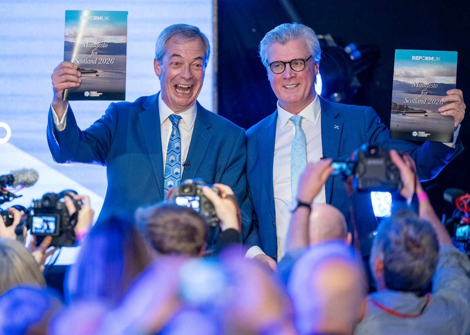 Poll suggests SNP could win 62 Holyrood seats with Reform in second