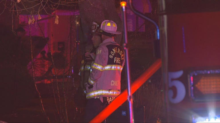 Three people were displaced following house fire in Somerset