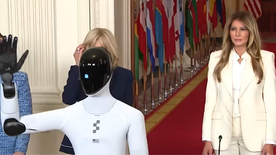 Melania Trump brought a $25,000 humanoid robot to the White House: Here ...