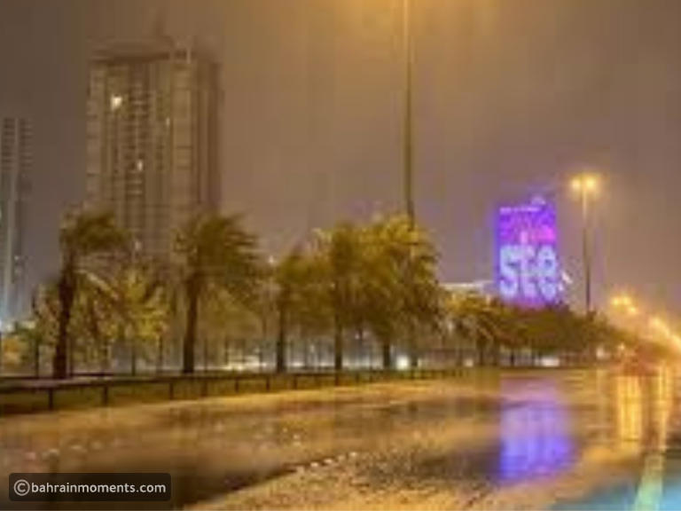 Thunderstorms, strong winds continue across Bahrain