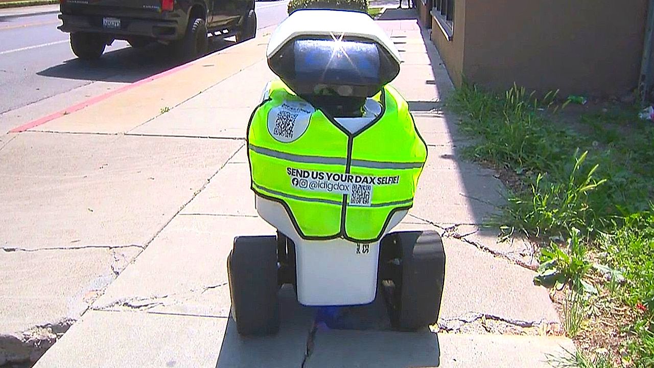 Not R2-D2: Cute robots check California sidewalks
