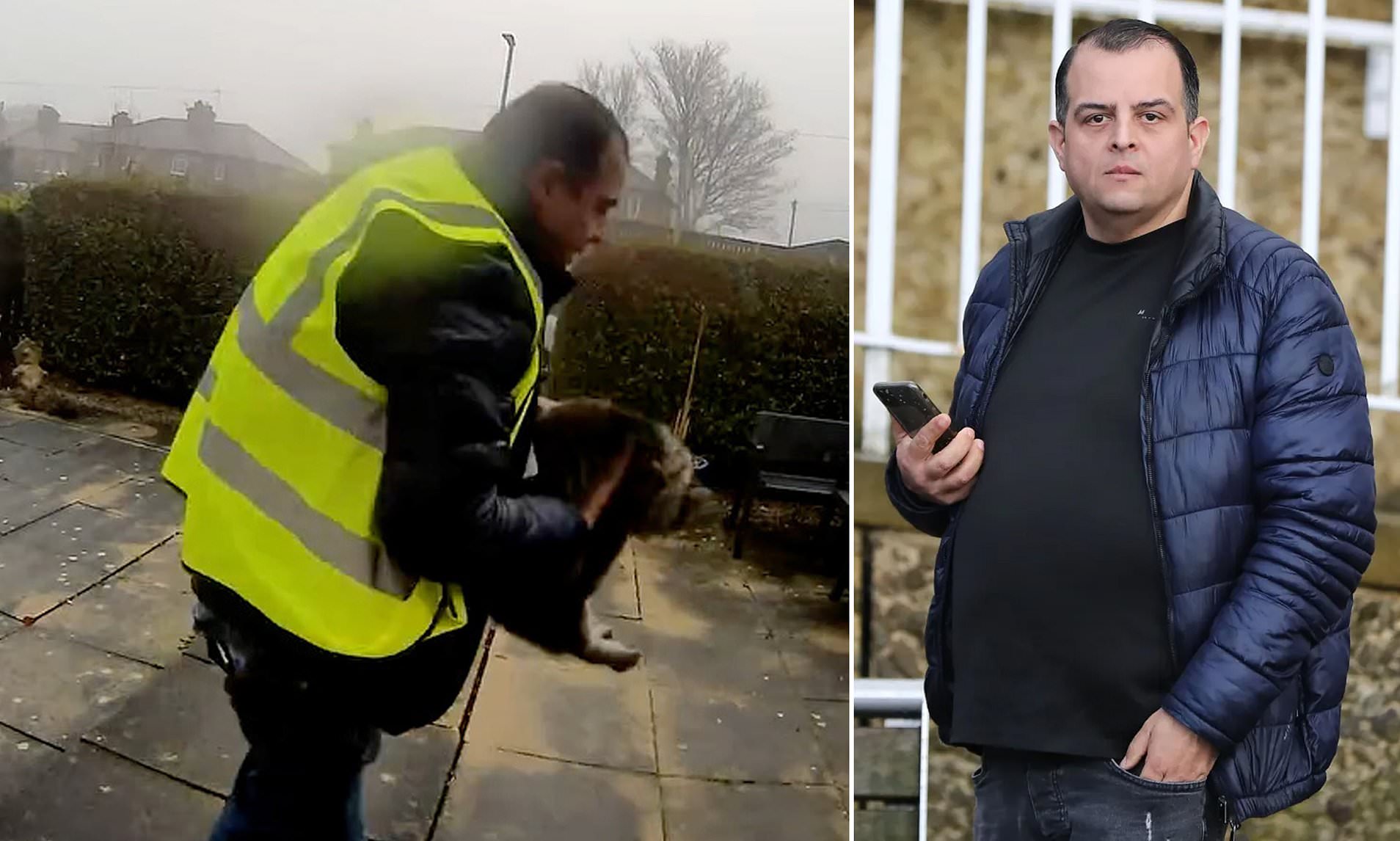 Amazon driver caught on Ring doorbell footage stealing family's cat ...