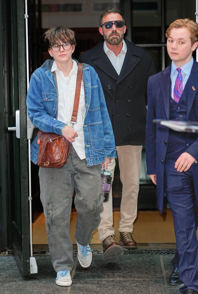 El altercado de Fin Affleck (17) con su padre en plena calle: las ...