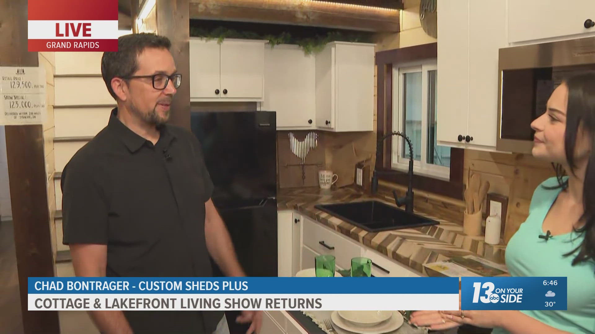 Custom cottages on display at Cottage & Lakefront Living Show